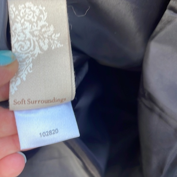 Soft Surroundings Gold Rose Carry All Large Tote - Picture 8 of 12